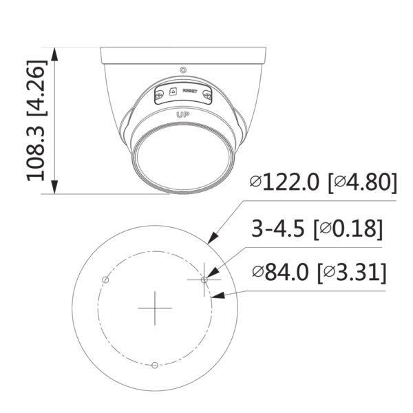 MiniDomo IP H265 8M 4K WDR Starlight IR40m 2.7-13.5VFM IP67 PoE SD MIC AI - Imagen 2