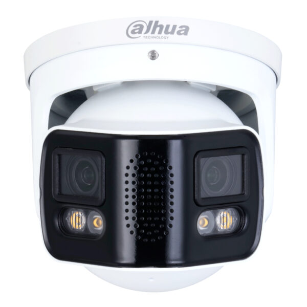 Domo IP H265 2x4M DUAL-LENS SPLICING FULL COLOR WDR140dB Starlight IR40m 3.6mm IP67 ePoE SD AUDIO MIC E/S AI - Imagen 2