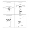 Domo IP H265 2x4M TiOC DUAL-LENS SPLICING FULL COLOR WDR Starlight LED25m/IR20m 2.8mm IP67 PoE SD AUDIO MIC E/S AI - Imagen 3