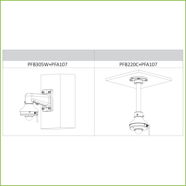 Domo PT IP 2M H265 WiFi DN ICR WDR IR15m Starlight 3.6mm 3D IP66 IK08 AUDIO - Imagen 3