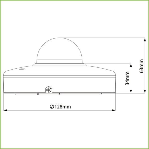 Domo PTZ IP 2M H265 DN ICR WDR IR15m Starlight 3X 3D IP66 IK08 PoE AUDIO MIC - Imagen 2