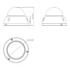 Domo PTZ IP 2M DN dWDR Starlight 4X 3D IP66 IK10 PoE AI - Imagen 2