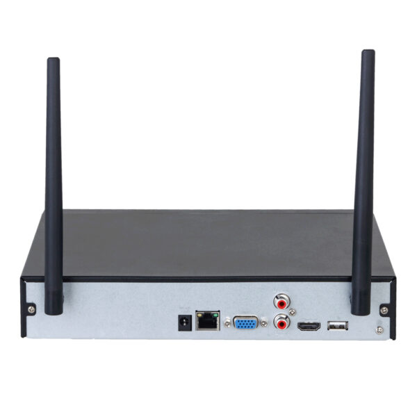 NVR 4ch 40Mbps H265 HDMI 1HDD WiFi Antena Dual - Imagen 3