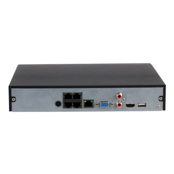 NVR 4ch 80Mbps H265 HDMI 4PoE 1HDD AI - Imagen 3