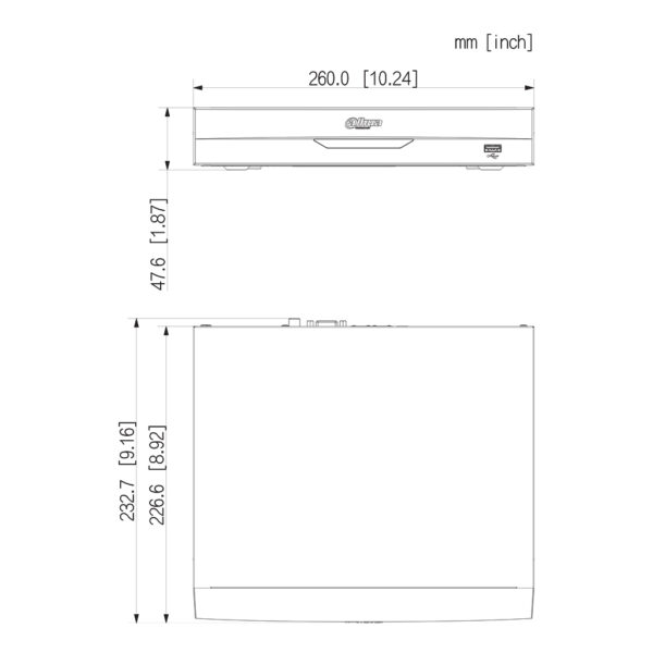 NVR 4ch 80Mbps H265 HDMI 4PoE 1HDD AI - Imagen 4