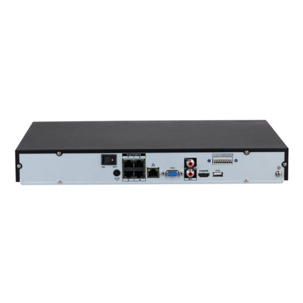 NVR 4ch 80Mbps 4K H265 HDMI 4PoE 2HDD E/S - Imagen 3
