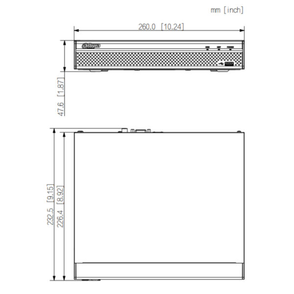 NVR 8ch 80Mbps H265 HDMI 1HDD - Imagen 3