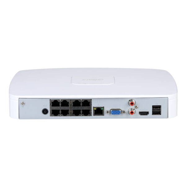 NVR 8ch 144Mbps H265 HDMI 8PoE 1HDD AI - Imagen 2