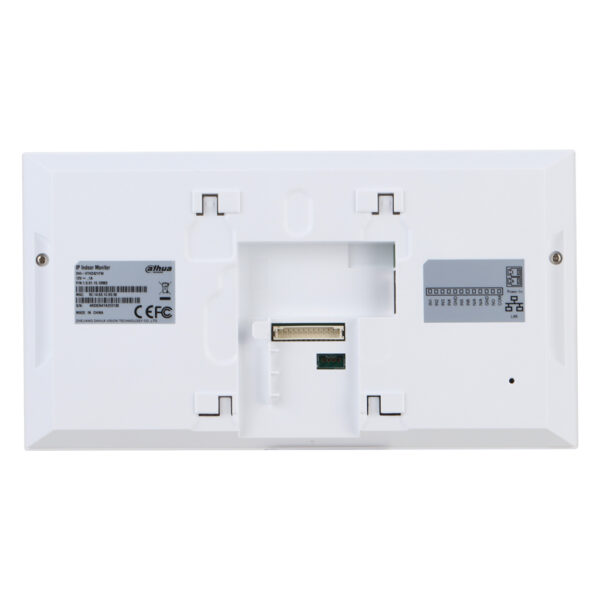 Monitor Interior 7" de Superficie para Videoportero IP PoE SD 6E 1S Alarma Blanco - Imagen 3