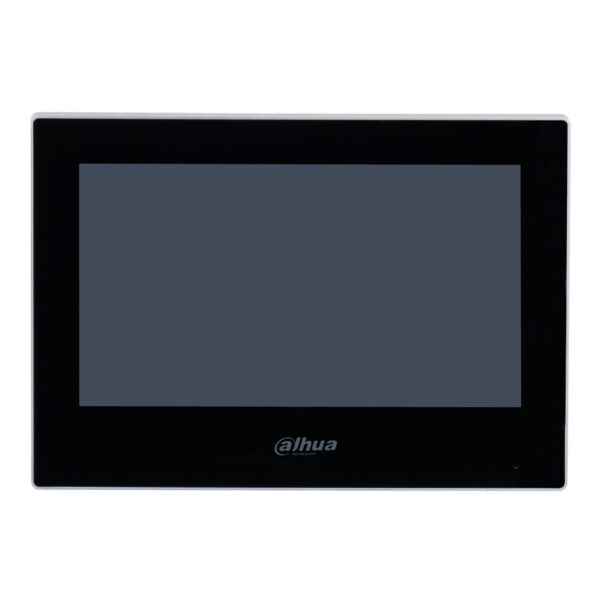 Monitor Interior 7" de Superficie para Videoportero IP WiFi PoE 6E 1S Alarma Negro