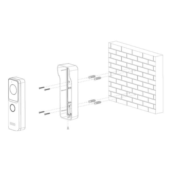 Estación Exterior de Videoportero IP WiFi con Cámara 2MP PoE Mifare 110° - Imagen 5