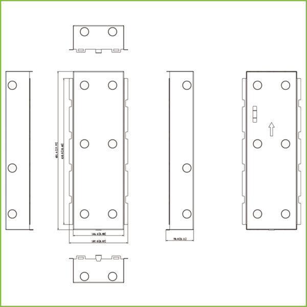 Caja de Montaje Insertado para VTO9231D - Imagen 2