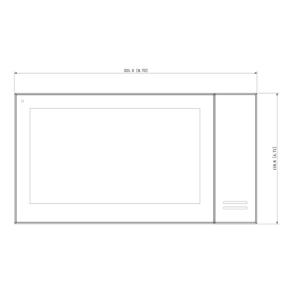 Kit Videoportero IP exterior para Superfície + monitor interior - Imagen 4