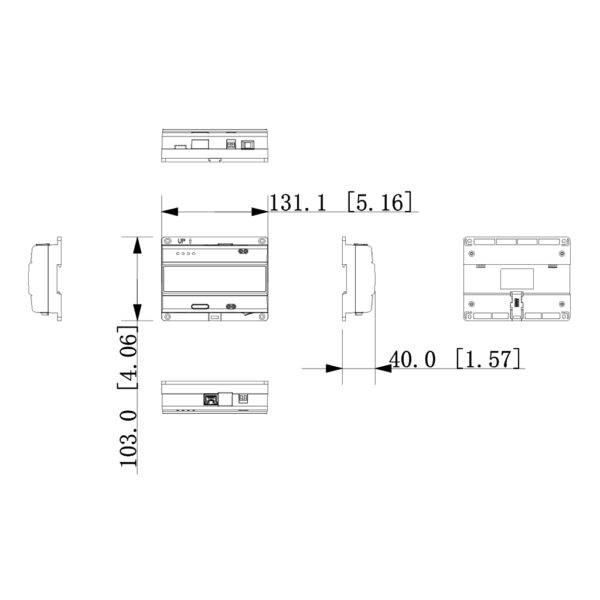 Kit Videoportero 2-hilos IP exterior para Superfície + monitor interior - Imagen 5