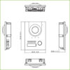 Kit Videoportero IP exterior para Insertar + monitor interior - Imagen 2