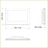 Kit Videoportero IP exterior para Insertar + monitor interior - Imagen 3