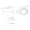 Tubular HDCVI 4EN1 2M 1080P DN ICR WDR Starlight IR80m 2.7-13.5 VFM IP67 MIC - Imagen 3
