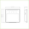 Lector Autónomo LCD 4.3" táctil de Reconocimiento Facial+PIN+Tarjeta - Imagen 2