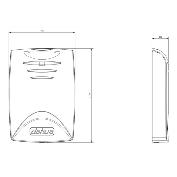 Lector Proximidad EM RS485 IP66 Exterior - Imagen 2