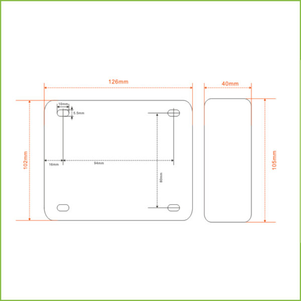 Cerradura Electrónica Sileciosa para montaje universal Izquierda/Derecha 12Vdc - Imagen 2