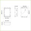Caja de baterías para integrar en Kit de energía Solar (baterías no incluidas) - Imagen 3