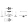 Monitor 19.5" Dahua LED VGA/HDMI 16:9 1600×900 - Imagen 4