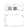 Switch Hardened PoE 4 puertos 10/100 +4SFP Gigabit 60W Manejable Layer2 - Imagen 4