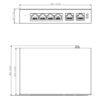 Switch PoE 4 puertos 10/100 + 2RJ45 Uplink Gigabit 60W Manejable en Cloud Layer2 - Imagen 2