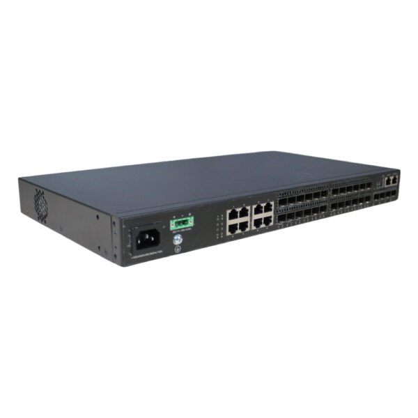 Switch 24 puertos Gigabit (16 SFP + 8 Combo (RJ45/SFP)) + 4 Uplink SFP+ 10Gbps 40W Manejable Layer3 - Imagen 4