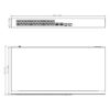Switch PoE 24 puertos 10/100 + 2 Combo Gigabit RJ45/SFP Uplink 240W Manejable en Cloud Layer2 - Imagen 2