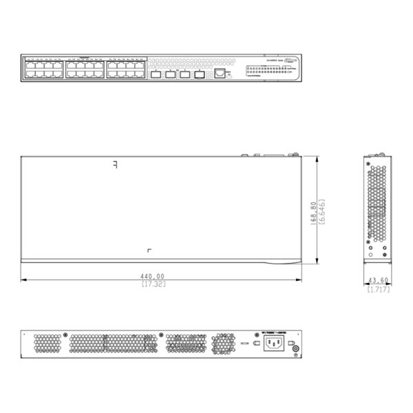 Switch 24 puertos Gigabit + 4 SFP+ 10Gbps Manejable Layer3 - Imagen 5