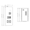 Switch PoE 2.0 Industrial 2 puertos Gigabit + 2SFP Uplink Gigabit 120W Manejable Layer2 - Imagen 2