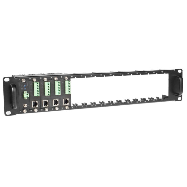 Soporte Rack 19" 2U para instalación de 16 dispositivos - Imagen 3