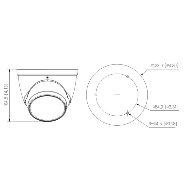 MiniDomo HDCVI 4EN1 2M 1080P Starlight IR60m 2.7-12mm VFM IP67 - Imagen 2
