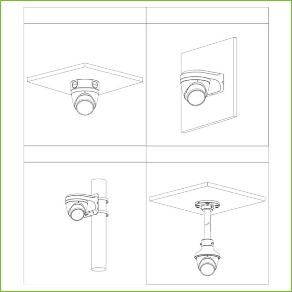 MiniDomo HDCVI 4EN1 2M 1080P DN ICR WDR Starlight IR60m 2.7-12mm VFM IP67 MIC - Imagen 4
