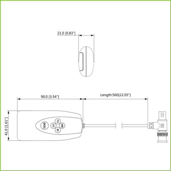 Mando UTC para el control OSD de las cámaras Dahua 4EN1 - Imagen 2
