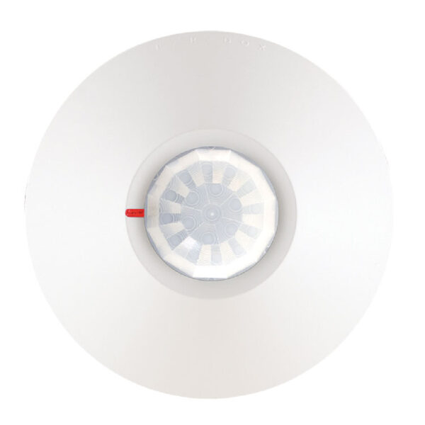 Detector Infrarrojo de techo 360º. Alcance 11 x 6m (altura 3,7m), 7 x 6m (altura 2,4m) 
