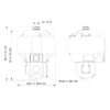 Domo Dual-PTZ IP 4M DN WDR Starlight LED30m/IR100m 4x/25x IP67 Hi-POE AUDIO E/S AI - Imagen 2