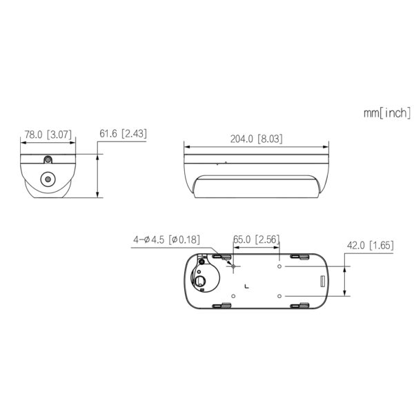 Cámara IP Conteo de Personas H265 4M DUAL-LENS DN SMART WDR IR20m 2.8mm IP67 IK10 PoE AUDIO MIC E/S - Imagen 3