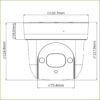 Domo PTZ IP 2M DN WDR Starlight IR30m 4X 3D MIC WiFi - Imagen 2