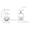 Cámara PTZ IP 2M H265 WDR Iluminación Dual LED30m/IR50m 5x IP66 PoE AUDIO MIC E/S AI - Imagen 3