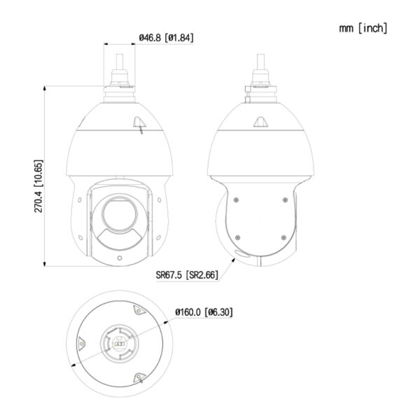Domo PTZ IP 2M DN ICR WDR Starlight IR100m 16X 3D IP66 AUDIO E/S AI - Imagen 2
