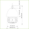 Domo PTZ IP AI 2M DN WDR Starlight Laser 550m 33X 3D IP67 Hi-POE AUDIO E/S - Imagen 2