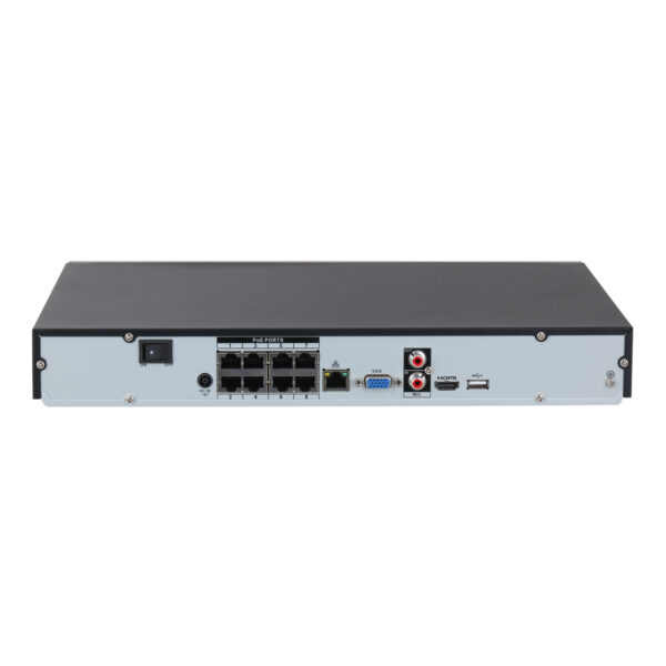 NVR 8ch 144Mbps H265 HDMI 8PoE 2HDD AI - Imagen 3