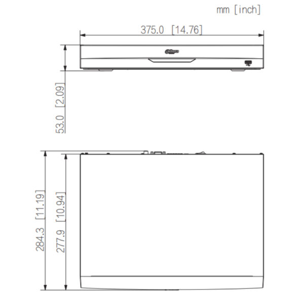 NVR 8ch 144Mbps H265 HDMI 8PoE 2HDD AI - Imagen 4
