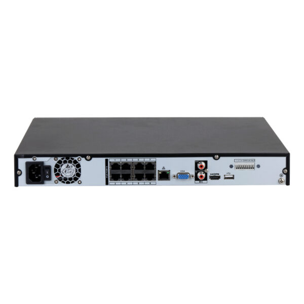NVR 8ch 256Mbps H265 HDMI 8PoE 2HDD E/S AI - Imagen 3