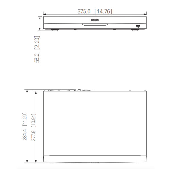 NVR 8ch 384Mbps H265 HDMI 2HDD E/S AI - Imagen 4