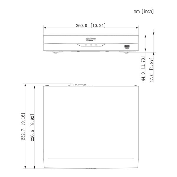 NVR 16ch 144Mbps H265 HDMI 1HDD AI - Imagen 4