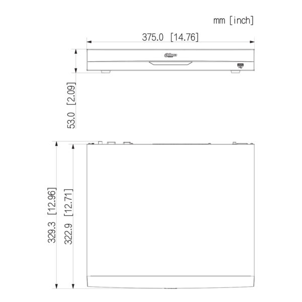 NVR 16ch 144Mbps H265 HDMI 16PoE 2HDD E/S AI - Imagen 4