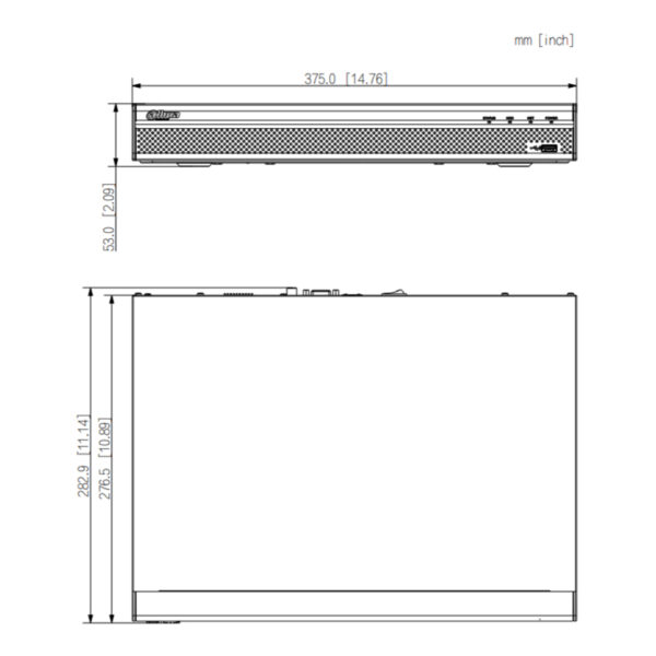 NVR 16ch 160Mbps 4K H265 HDMI 2HDD E/S - Imagen 4